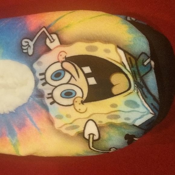 SpongeBob SquarePants Slipper Socks. S/M - Picture 3 of 6